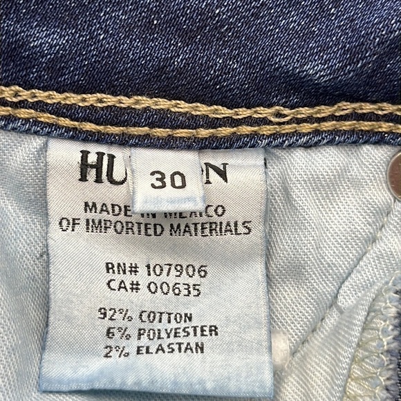 Hudson Jeans Collin Flap Skinny Ankle Size 30 Backflap Pockets - Picture 10 of 16